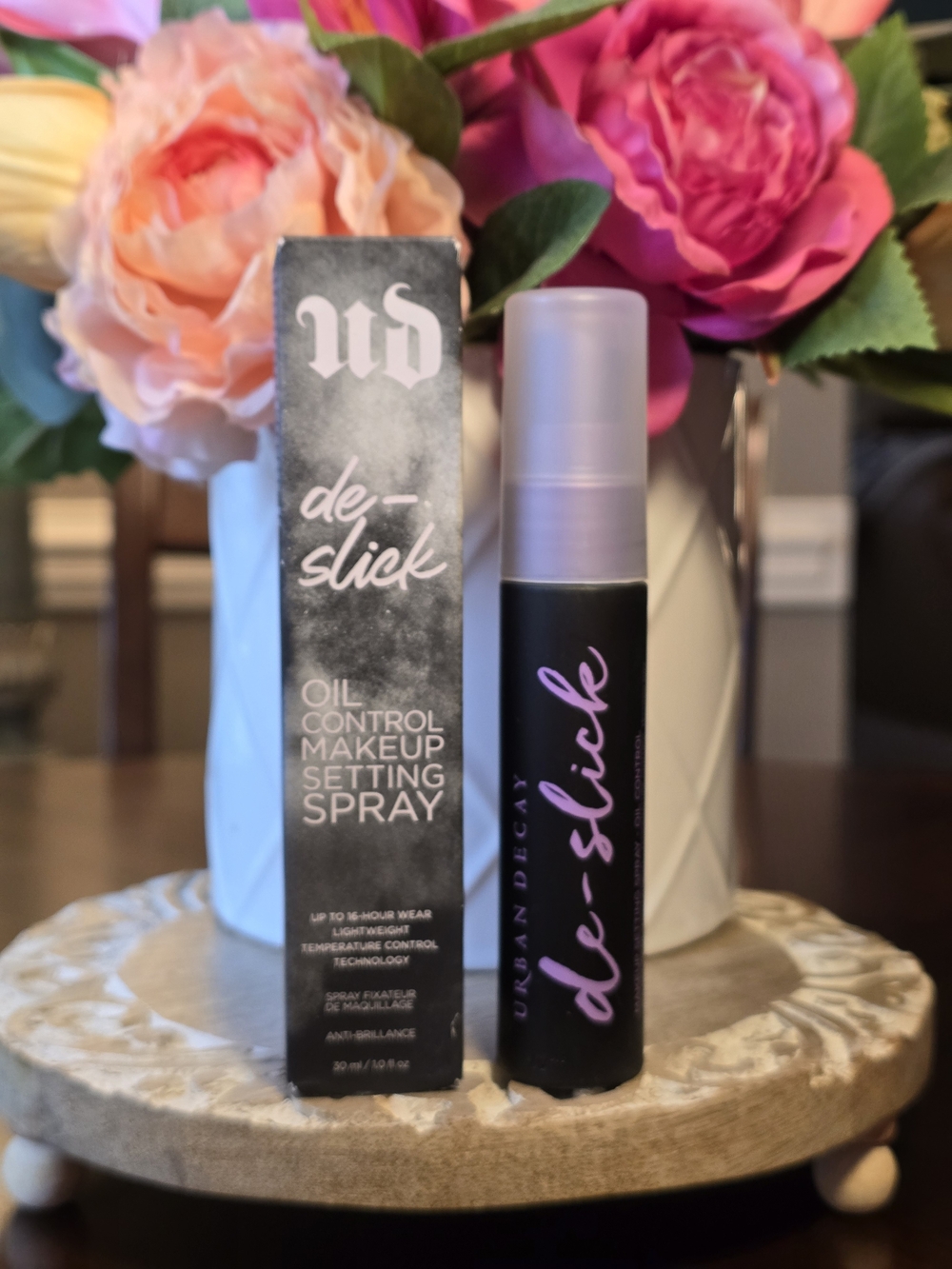 Urban Decay De-slick Oil Control Makeuo Setting Spray 1oz Travel Size NIB